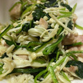 no1642's cooksnap of when they made ほうれん草とベーコンとえのきのバター炒め.