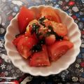 ☆hikonyan☆'s cooksnap of when they made 簡単一品＊トマトと大葉の和風和え.