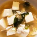 はにーくろーばー's cooksnap of when they made やさしい味♡豆腐とワカメのたまごスープ.