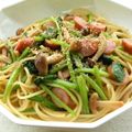 kachimachi's cooksnap of when they made 和風ゴマ風味のほうれん草スパゲッティ.