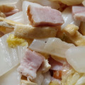 あきつま（杏花☆）'s cooksnap of when they made 簡単♡白菜とベーコンと油揚げの白だし煮.