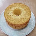 パンダ達の母です。's cooksnap of when they made 私の自慢のレモンシフォンケーキ＊.