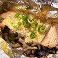 今市らぶ's cooksnap of when they made 新玉で【鮭のホイル焼き（味噌マヨ）】.