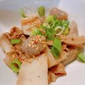 あちゃママ♡'s cooksnap of when they made れんこんとこんにゃくと豚肉の煮物.