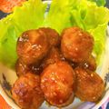 KKママ☻'s cooksnap of when they made 冷凍 肉団子でリメイク♪.