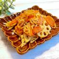 gomapon's cooksnap of when they made 簡単おかず:レンコンと人参のきんぴら.