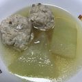 ぎんちゃん＊'s cooksnap of when they made 冬瓜と鶏団子のほっこり煮物.