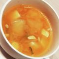 ayusun's cooksnap of when they made チゲ風ピリ辛キムチスープ.