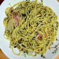 ピョンちゃん★'s cooksnap of when they made ❤バジルペーストで簡単パスタ❤.