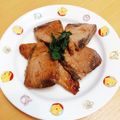 ★ぴよぴよ501★'s cooksnap of when they made 残りの✿カツオ刺身・たたきで❀ゴマ焼き✿.