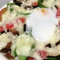 シネマコスモ's cooksnap of when they made ☆お1人ランチ☆残りカレーで夏野菜ドリア.