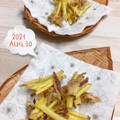 オウジリリノエ's cooksnap of when they made 簡単！カリッ✨舞茸とさつま芋のかき揚げ.