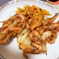 食い意地がすごい's cooksnap of when they made ★新玉ねぎと小海老のかき揚げ★.