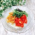 Satoco❋'s cooksnap of when they made ♡暑い時に！トマト&たまごのそうめん♡.