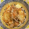 クロクロクローバー's cooksnap of when they made 豆腐キムチ丼♪.