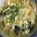 ちゃぎー's cooksnap of when they made もやしと小松菜の味噌汁♪.