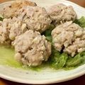 まなポコ's cooksnap of when they made レンジで作るきのこシュウマイ レタス包み.