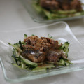 まろんかふぇ's cooksnap of when they made 速攻おかず！鯖缶ときゅうりの胡麻だれかけ.