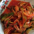 虹屋‐NIJIYA‐'s cooksnap of when they made 韓国常備おかずキュウリの和え物오이 무침.