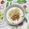 おはなすき's cooksnap of when they made バナナ きな粉 ヨーグルト.