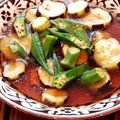 あーこ姐's cooksnap of when they made ナスとオクラのレンジで煮浸し♪作り置き❢.