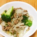 メルティローズ's cooksnap of when they made ブロッコリーのピリ辛肉味噌炒め.
