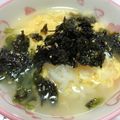 順ティ's cooksnap of when they made ゆかりのイブクロ　　お粥さん.