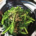 reracise's cooksnap of when they made 菊菜（春菊）のナムル.
