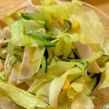 yuka119's cooksnap of when they made ✿キャベツとハムのナムル風サラダ✿.