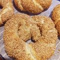 喜八＆Hacchi's cooksnap of when they made トルコのごまいっぱいリングパン　シミット.