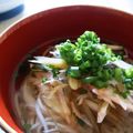 ＠ももこ's cooksnap of when they made 薬味たっぷりあったか煮麺.