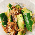★まいちむ★'s cooksnap of when they made 梅としらすのごま油香るたたききゅうり.