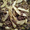 mamayan's cooksnap of when they made 牛肉とごぼうの甘辛炒め.