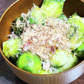 湯～ぽん's cooksnap of when they made ❤️芽キャベツの柚子胡椒和え.