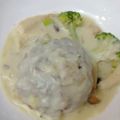 ☆りーたんmama☆'s cooksnap of when they made ミルク煮込みハンバーグ.