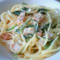 おもおも's cooksnap of when they made 生パスタのカルボナーラ♪.