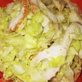 ブランシュkuu's cooksnap of when they made キャベツとちくわのごまマヨサラダ.