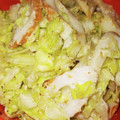 ブランシュkuu's cooksnap of when they made キャベツとちくわのごまマヨサラダ.