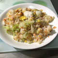 うっかりセサミ's cooksnap of when they made 簡単☆レタスと鮭の和風チャーハン.
