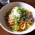 麻's cooksnap of when they made ツナと大根おろしとしらすのパスタ大葉添え.