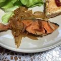 chi−ちゃん's cooksnap of when they made 鮭のバターポン酢蒸し.