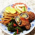 ハチワレねこ's cooksnap of when they made 見てこの断面！くるくるロールトンカツ.