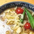 ジャグりんご's cooksnap of when they made 簡単５分の手打ち♪冷麺.