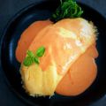 ひさかた's cooksnap of when they made トマトクリームオムライス.