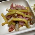 Halü★mama's cooksnap of when they made ベーコンじゃがいもエリンギの炒め物.