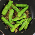 クックY08S17☆'s cooksnap of when they made おつまみに最高！ししとうのじゃこ炒め.