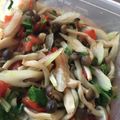 クック78R779☆'s cooksnap of when they made レンジでキノコとセロリとトマトのおひたし.