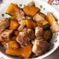 クックQT23CK☆'s cooksnap of when they made 鶏もも肉とかぼちゃの照り焼き.