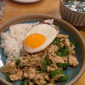 gomibaco's cooksnap of when they made 【簡単・本格】タイ風♩鶏挽肉ガパオライス.