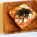 ajyuly's cooksnap of when they made 【簡単】もち明太マヨトースト.